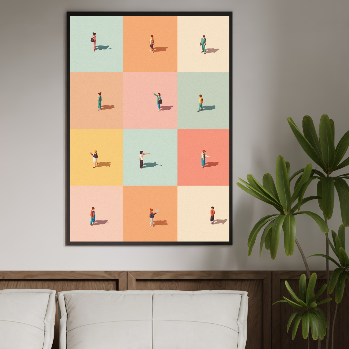 Minimalist İnsanlar Posteri