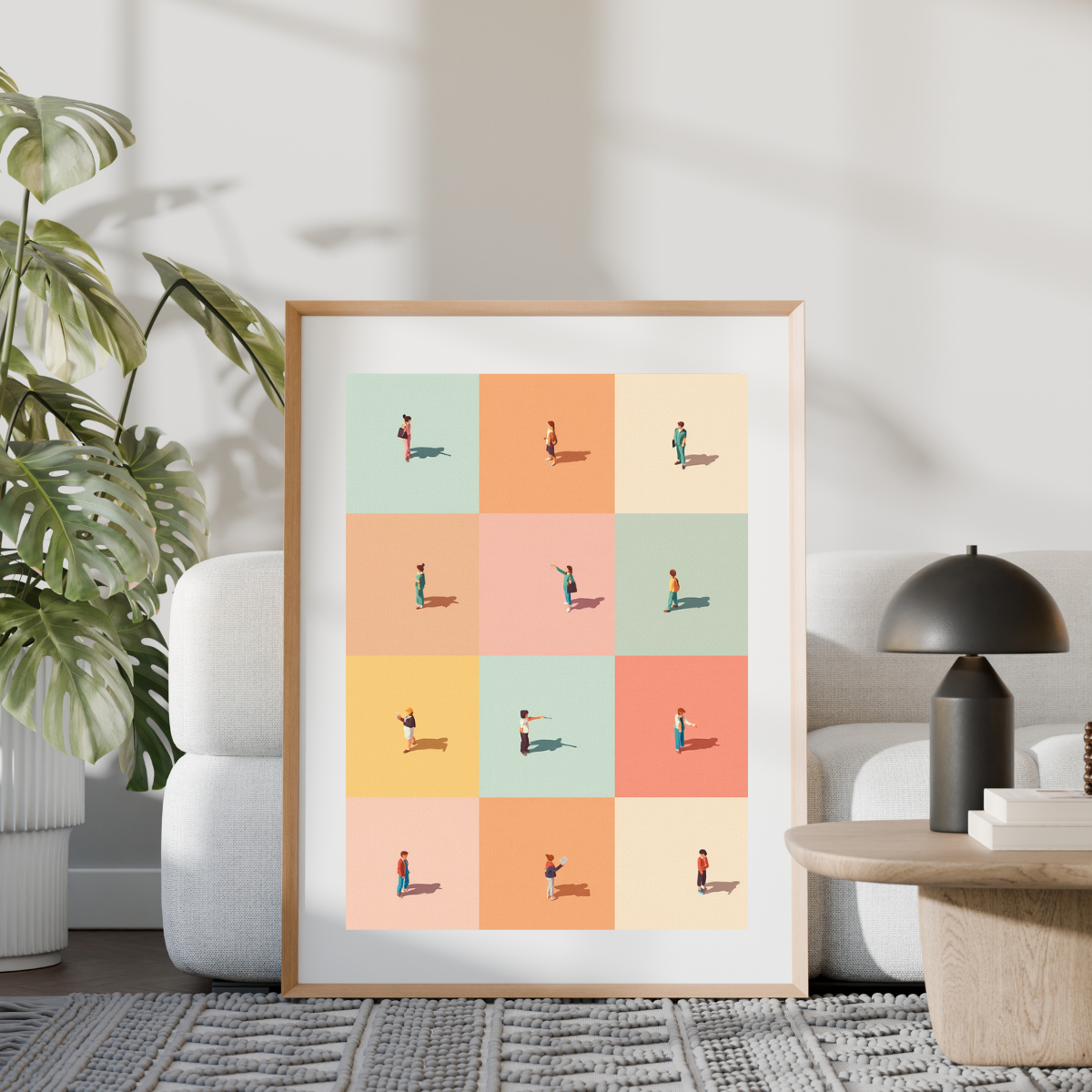 Minimalist İnsanlar Posteri