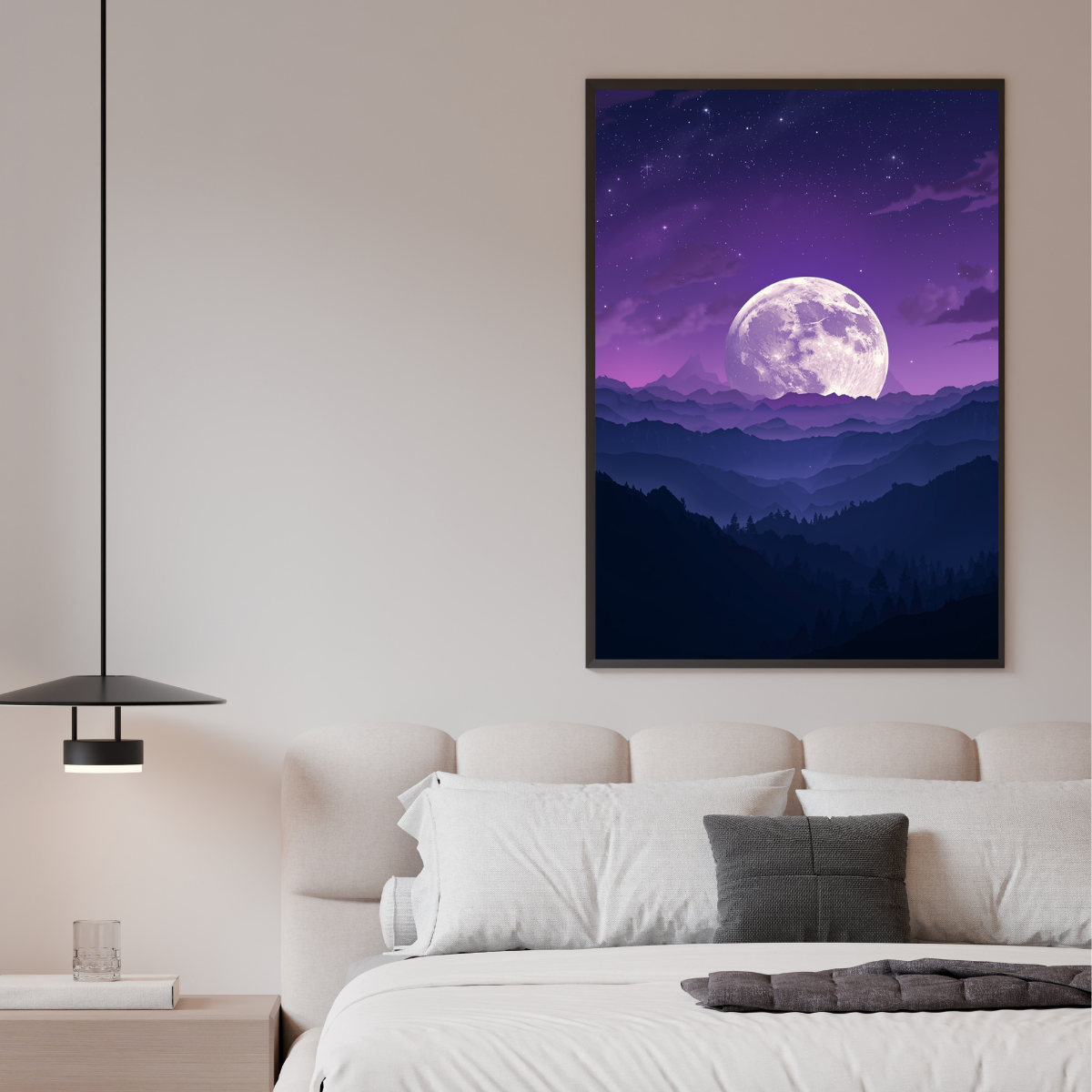 Ay Işığı Manzarası Poster