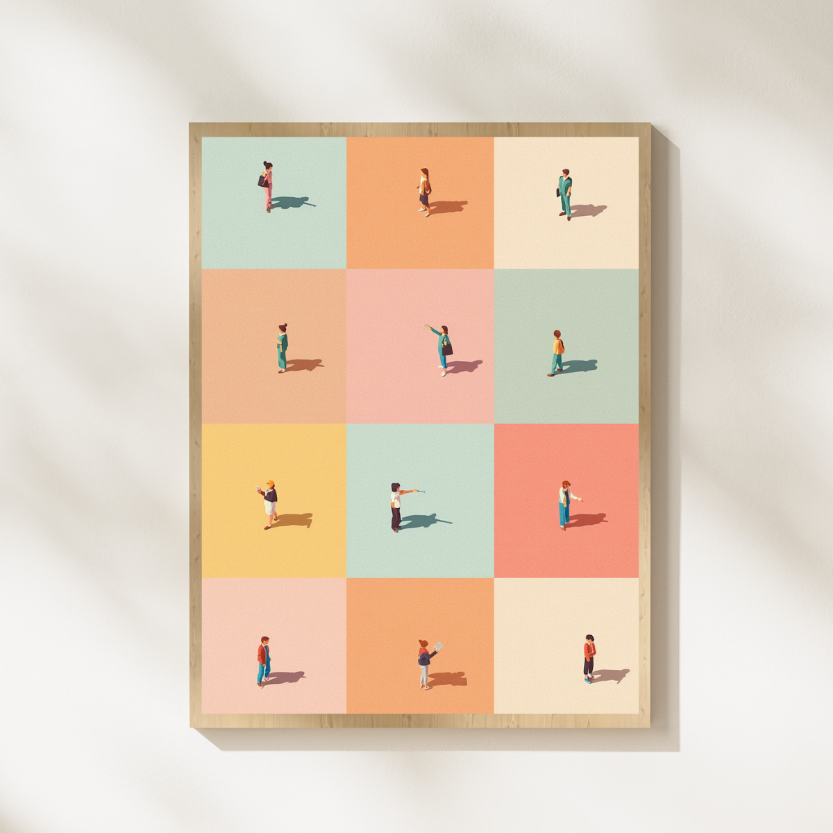 Minimalist İnsanlar Posteri