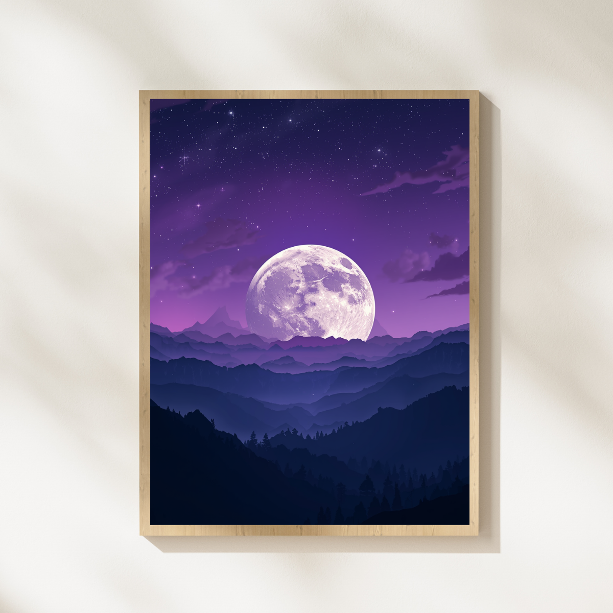 Ay Işığı Manzarası Poster