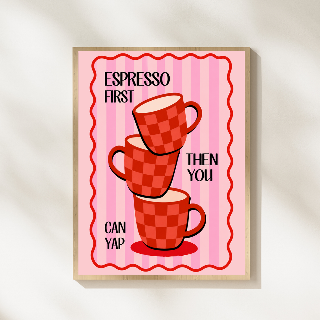Önce Espresso Sonra Çene Çalabilirsin Posteri